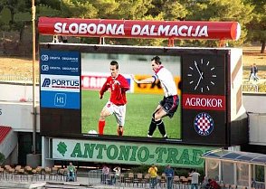 multimediální scoreboard - scoreboardy - led obrazovky - výsledkové tabule 