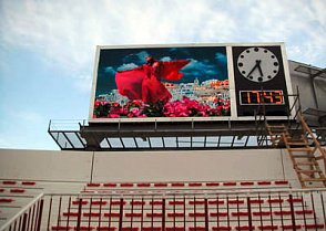 multimediální scoreboard - scoreboardy - led obrazovky - výsledkové tabule 